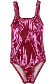 Pink metallic swimsuit