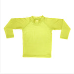 Neon Yellow Rash Guard for Men