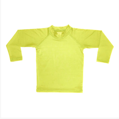 Neon Yellow Rash Guard for Men