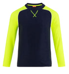 Navy - Yellow Rash Guard