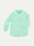 Aqua Boy Linen Shirt