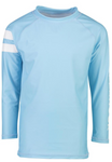 Light Blue White Arm Rash Guard